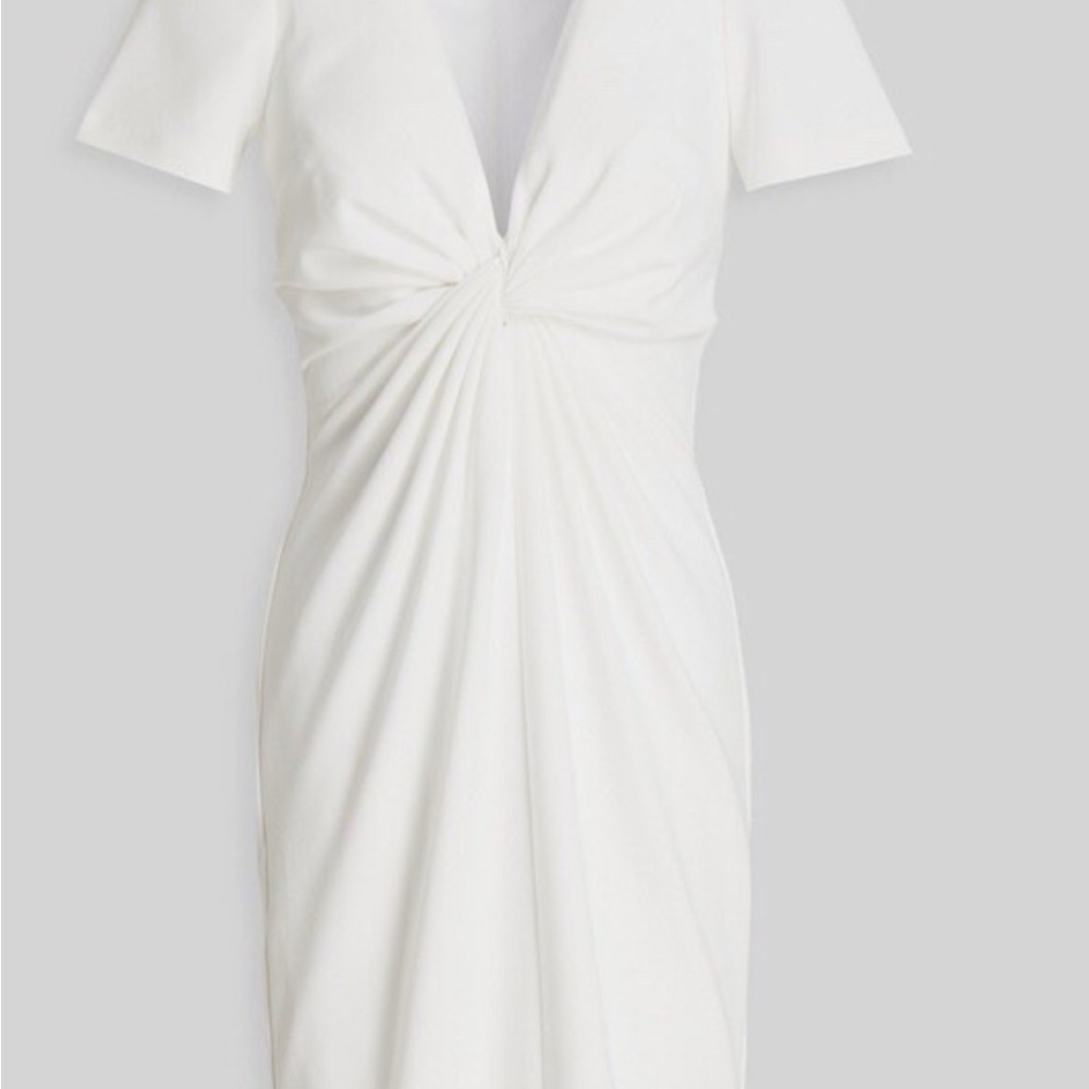 Badgley Mischka White Mini Dress
